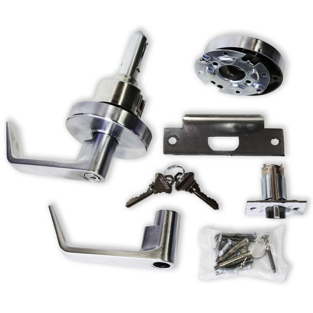 Man Door Passage Handle Lockable