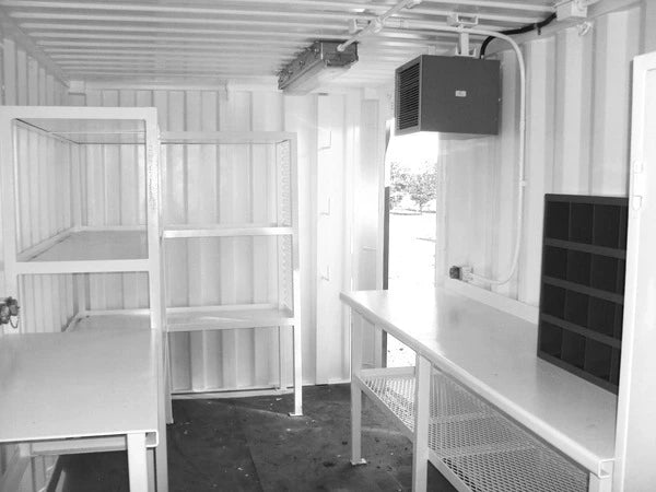 Heated storage container solution for temperature-controlled storage
