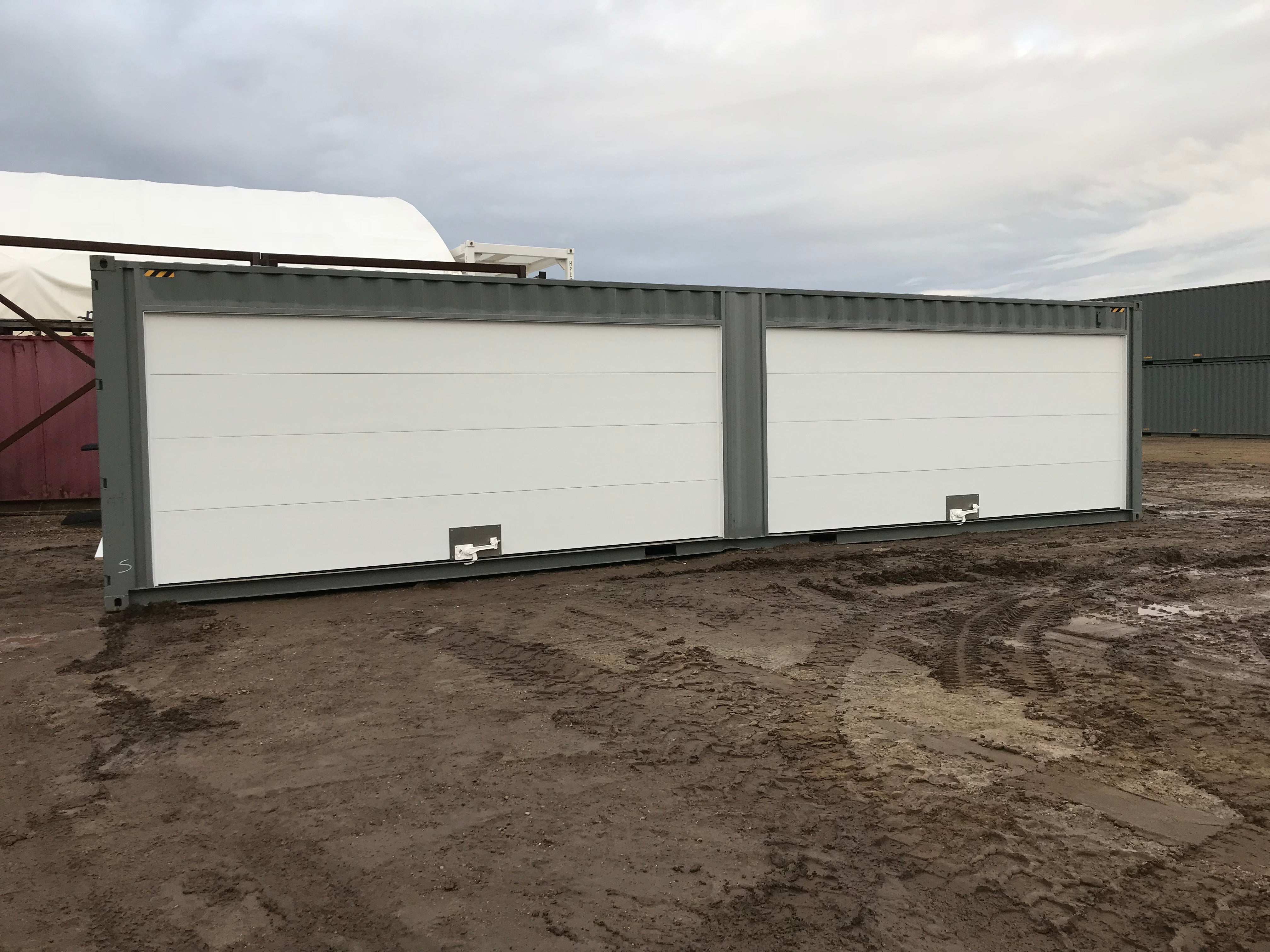 Tire Storage in Shipping Containers
