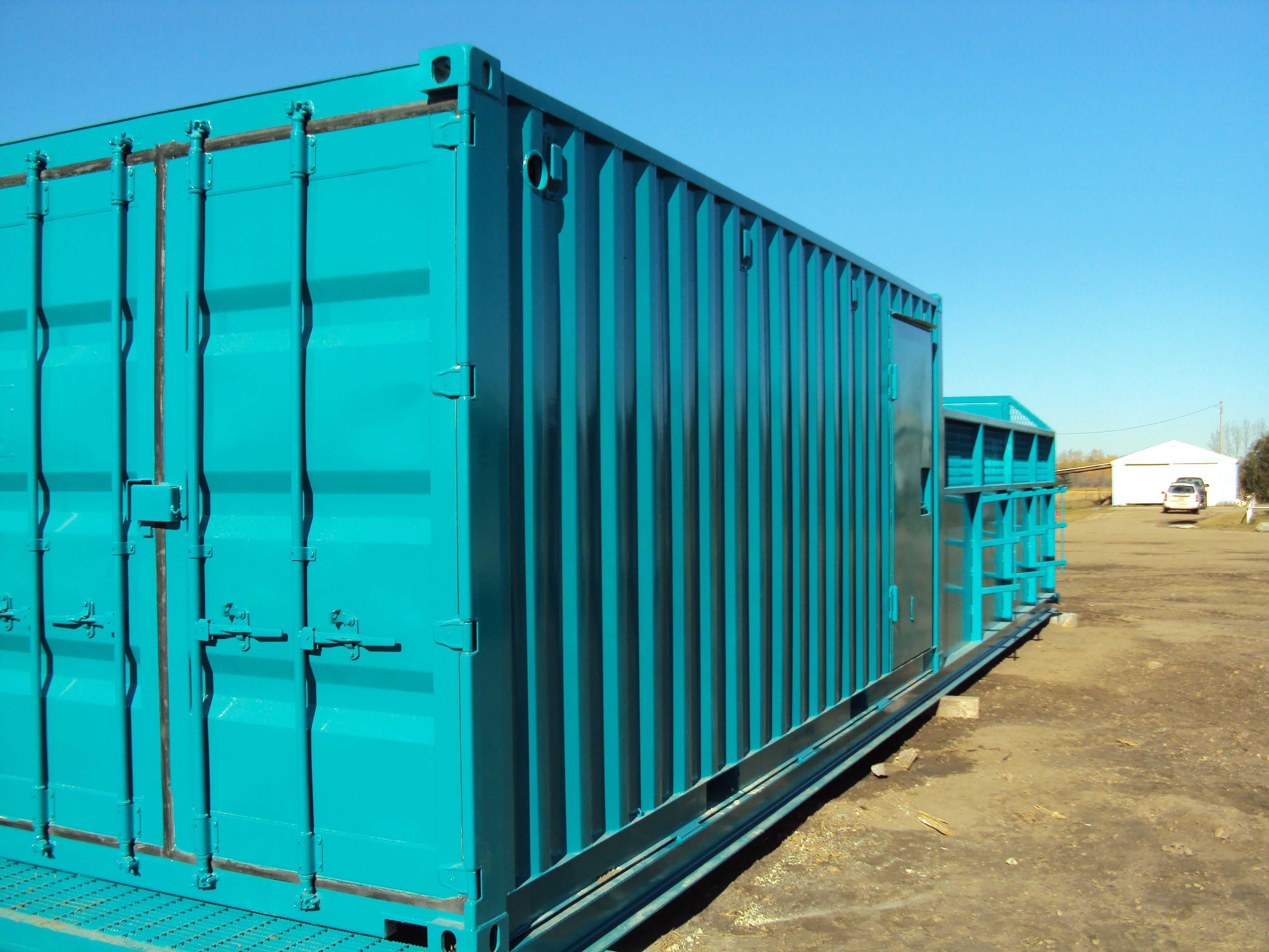 Tire Storage in Shipping Containers