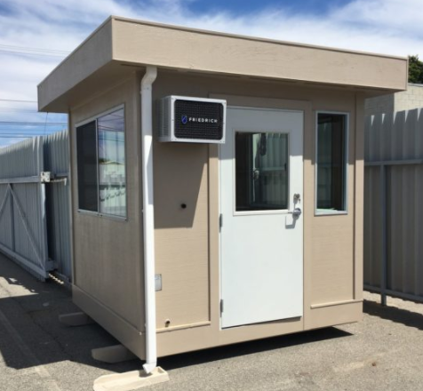 Guard Shack on shipping containers